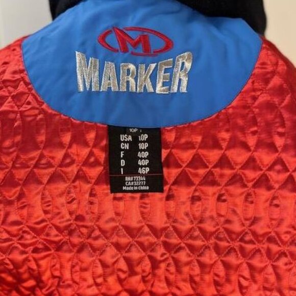 Marker Evolutions Ski/Snowboard Jacket in blue with white trim – Size Petite 10 - Picture 4 of 10